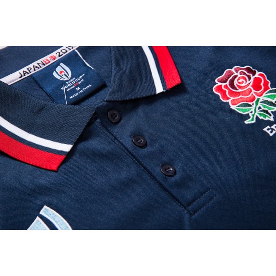 Men's England Rugby 2019 Third World Cup Polo Shirt Men's England Rugby 2019 Third World Cup Polo Shirt