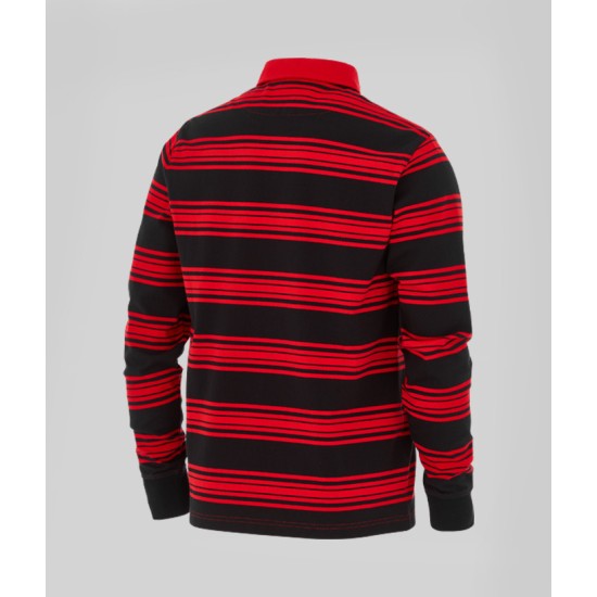 Kid's Toulouse Stadium 2025/26 Heritage Long Sleeve Polo Shirt Kid's Toulouse Stadium 2025/26 Heritage Long Sleeve Polo Shirt