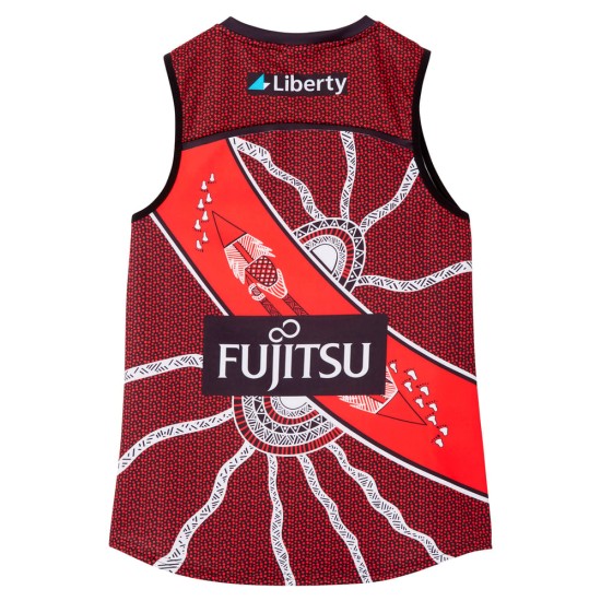 Women's Essendon Bombers 2024 Third AFLW Dreamtime Guernsey Women's Essendon Bombers 2024 Third AFLW Dreamtime Guernsey