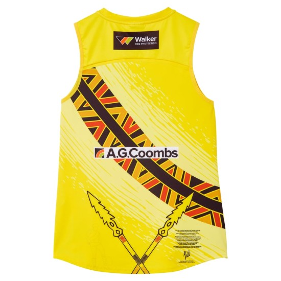 Men's Richmond Tigers 2024 Third AFLW S9 Retail Indigenous Guernsey Men's Richmond Tigers 2024 Third AFLW S9 Retail Indigenous Guernsey