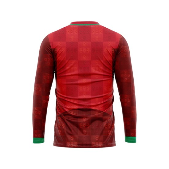 Men's Portugal RWC 2023 Home Long Sleeve Shirt Men's Portugal RWC 2023 Home Long Sleeve Shirt