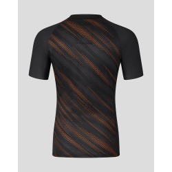 Women's Leicester Tigers 2025/26 Third Warm Up Shirt - Black Women's Leicester Tigers 2025/26 Third Warm Up Shirt - Black