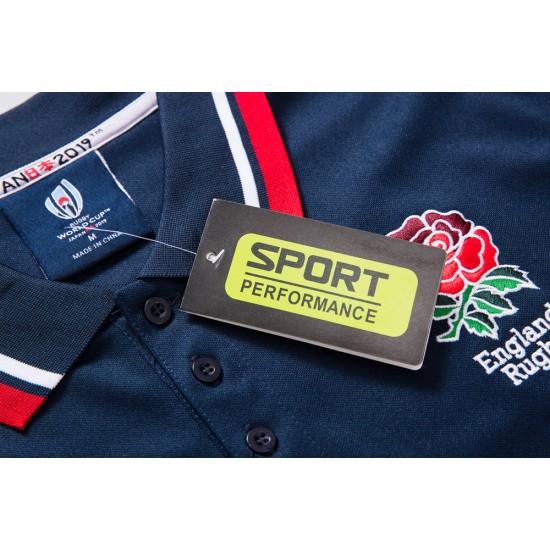 Men's England Rugby 2019 Third World Cup Polo Shirt Men's England Rugby 2019 Third World Cup Polo Shirt