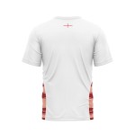Men's England Rugby 2024/25 Third Warm Up Shirt - White Men's England Rugby 2024/25 Third Warm Up Shirt - White