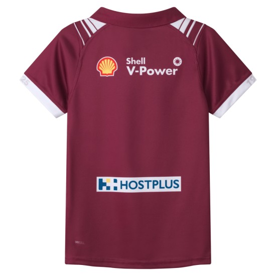 Kid's QLD Maroons 2025 Home Shirt Kid's QLD Maroons 2025 Home Shirt