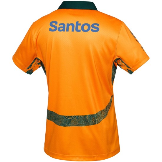 Kid's Australian Wallabies 2025 Asics Lions Tour Shirt Kid's Australian Wallabies 2025 Asics Lions Tour Shirt