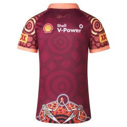Women's QLD Maroons 2024 Third Indigenous Shirt Women's QLD Maroons 2024 Third Indigenous Shirt