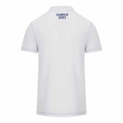 Men's France Rugby 2023 Away White Polo Shirt