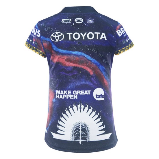 Women's North Queensland Cowboys 2025 Indigenous Shirt Women's North Queensland Cowboys 2025 Indigenous Shirt