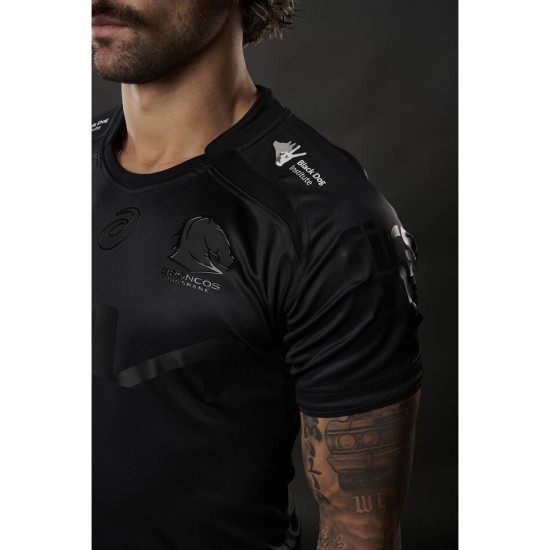 Kid's Brisbane Broncos 2025 Black Shirt Kid's Brisbane Broncos 2025 Black Shirt