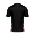 Men's England Rugby 2024/25 Third Warm Up Polo Shirt - Black Men's England Rugby 2024/25 Third Warm Up Polo Shirt - Black