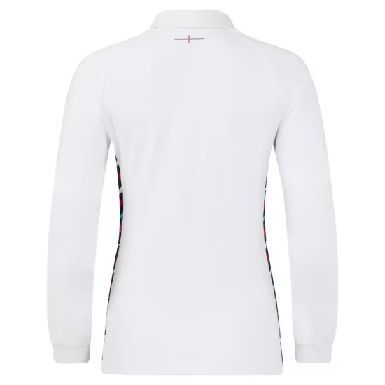 Women's England Rugby 2024/25 Home Classic Long Sleeve Shirt Women's England Rugby 2024/25 Home Classic Long Sleeve Shirt