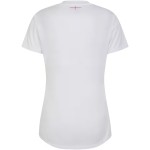 Women's England Rugby 2024/25 Third Red Roses Warm Up Shirt - White Women's England Rugby 2024/25 Third Red Roses Warm Up Shirt - White