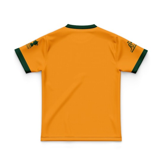 Kid's Australian Wallabies 2023 Third RWC Home Shirt Kid's Australian Wallabies 2023 Third RWC Home Shirt