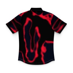 Kid's England Rugby 2024/25 Third Warm Up Polo Shirt - Heatmap