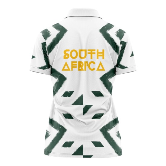 Women's South Africa Springboks 2024 Third Pre-Match Polo Shirt