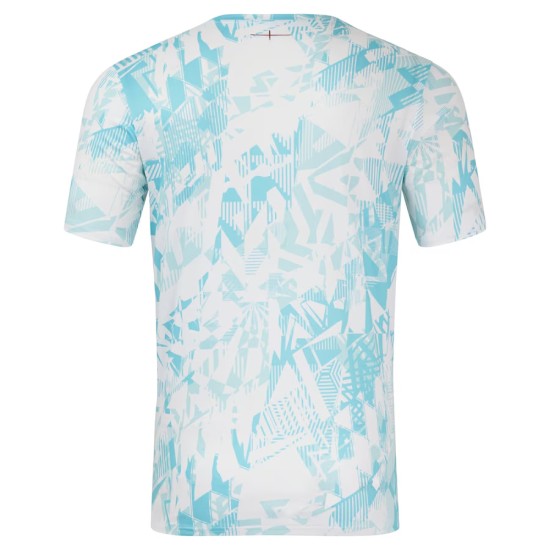 Men's England Rugby 2024/25 Third Warm Up Shirt - White