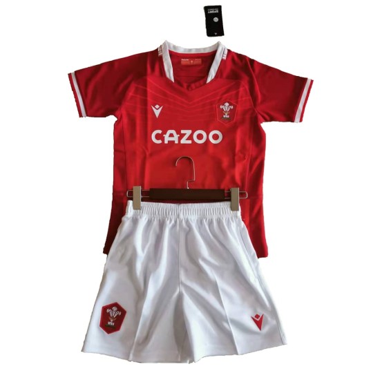 Kid's Wales Rugby 2022 Home Shirt