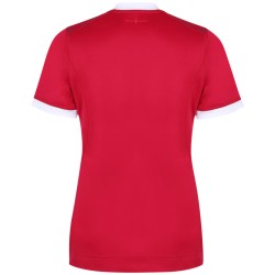 Women's England Rugby 2024/25 Third Red Roses Warm Up Shirt - Red Women's England Rugby 2024/25 Third Red Roses Warm Up Shirt - Red