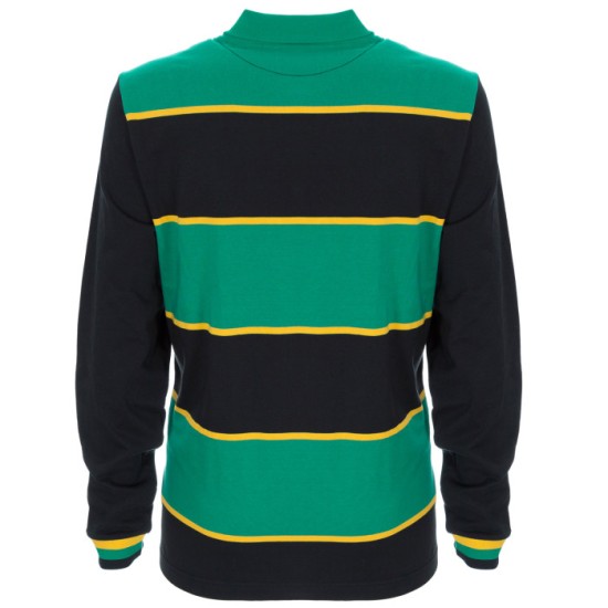 Men's Northampton Saints 2024/25 Home Cotton Long Sleeve Shirt Men's Northampton Saints 2024/25 Home Cotton Long Sleeve Shirt