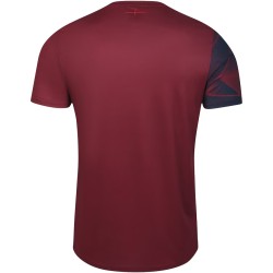 Men's England Rugby 2024/25 Third Warm Up Shirt - Red Men's England Rugby 2024/25 Third Warm Up Shirt - Red