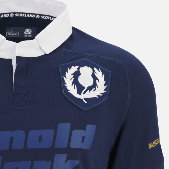 Men's Scotland Rugby 2025 Murrayfield 100 Shirt Men's Scotland Rugby 2025 Murrayfield 100 Shirt