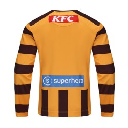 Women's Hawthorn Hawks 2025 Home Long Sleeve Guernsey Women's Hawthorn Hawks 2025 Home Long Sleeve Guernsey