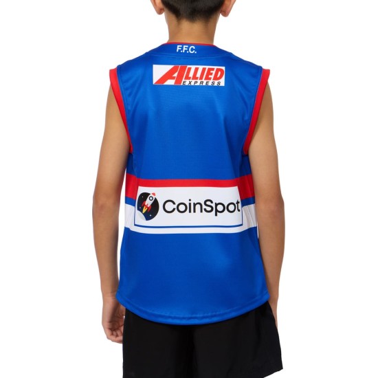 Kid's Western Bulldogs 2025 Home Guernsey
