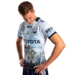 Men's North Queensland Cowboys 2025 Defence Shirt Men's North Queensland Cowboys 2025 Defence Shirt