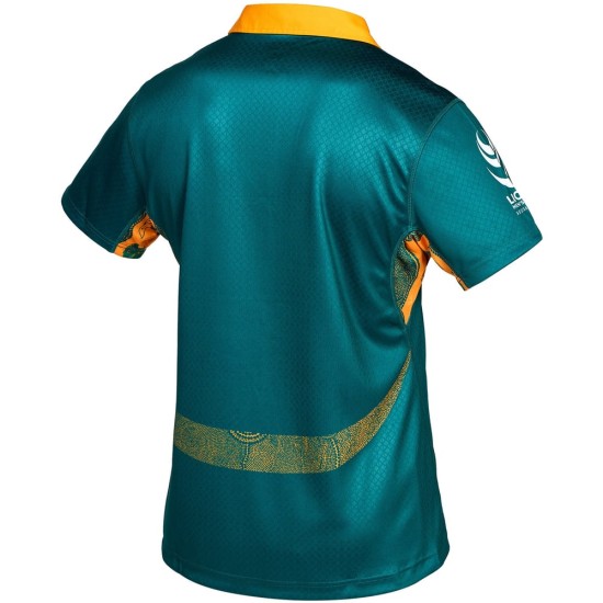 Women's Australian Wallabies 2025 Third Warm Up Shirt Women's Australian Wallabies 2025 Third Warm Up Shirt