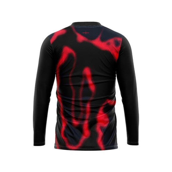 Men's England Rugby 2024/25 Third Warm Up Long Sleeve Shirt Men's England Rugby 2024/25 Third Warm Up Long Sleeve Shirt