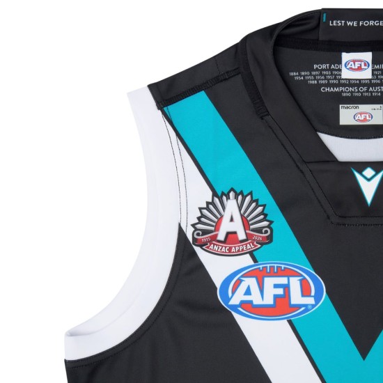 Men's Port Adelaide Power 2026 ANZAC Appeal Round Guernsey
