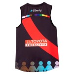 Women's Essendon Bombers 2024 Third AFLW Pride Guernsey Women's Essendon Bombers 2024 Third AFLW Pride Guernsey