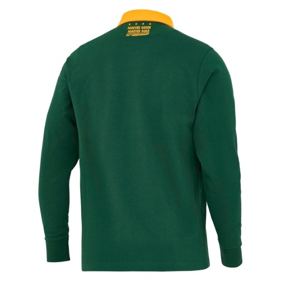 Men's South Africa Springboks 2025/26 Home Classic Long Sleeve 30th Anniversary Shirt Men's South Africa Springboks 2025/26 Home Classic Long Sleeve 30th Anniversary Shirt