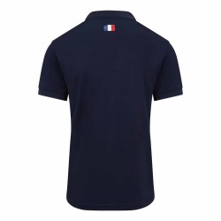 Men's France Rugby 2023 Home Blue Polo Shirt