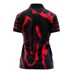 Women's England Rugby 2024/25 Third Warm Up Polo Shirt - Heatmap Women's England Rugby 2024/25 Third Warm Up Polo Shirt - Heatmap