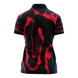 Women's England Rugby 2024/25 Third Warm Up Polo Shirt - Heatmap