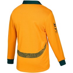 Kid's Australian Wallabies 2025 Home Long Sleeve Shirt Kid's Australian Wallabies 2025 Home Long Sleeve Shirt