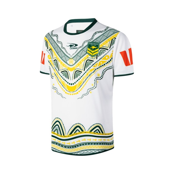 Women's Australian Kangaroos 2025/26 Third Indigenous Shirt Women's Australian Kangaroos 2025/26 Third Indigenous Shirt