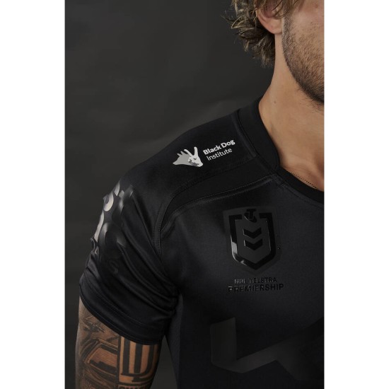 Kid's Brisbane Broncos 2025 Black Shirt Kid's Brisbane Broncos 2025 Black Shirt