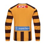 Men's Hawthorn Hawks 2025 Home Long Sleeve Guernsey Men's Hawthorn Hawks 2025 Home Long Sleeve Guernsey