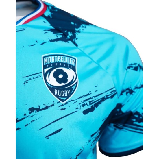 Men's Montpellier Herault Rugby 2024/25 Third Warm Up Shirt