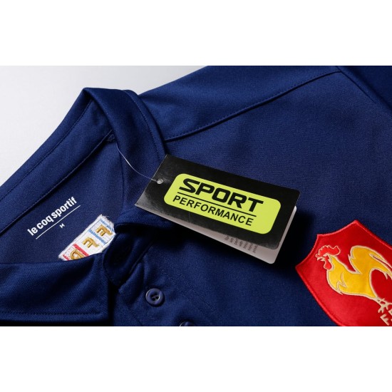 Men's France Rugby Shirt 2018 Polo Shirt Men's France Rugby Shirt 2018 Polo Shirt
