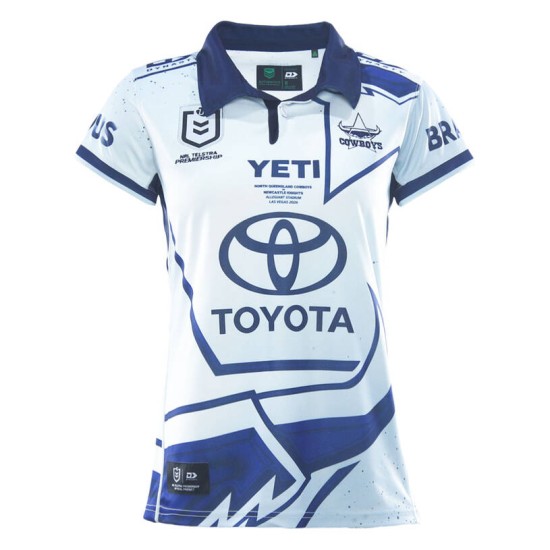 Women's North Queensland Cowboys 2026 Vrgas Shirt Women's North Queensland Cowboys 2026 Vrgas Shirt