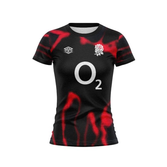 Women's England Rugby 2024/25 Third Warm Up Shirt - Heatmap