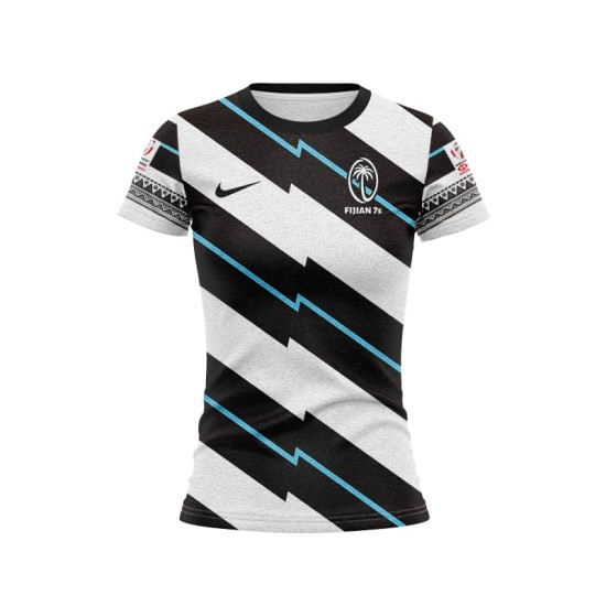 Women's Fiji Rugby 2021 7s Home Shirt Women's Fiji Rugby 2021 7s Home Shirt