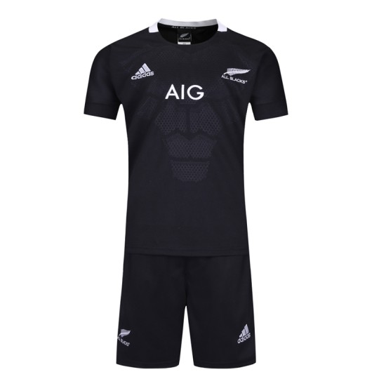 Kid's New Zealand All Blacks Rugby 2019 Home Shirt