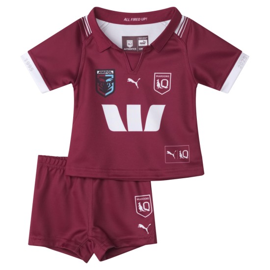 Kid's QLD Maroons 2025 Home Kit Kid's QLD Maroons 2025 Home Kit