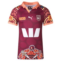 Kid's QLD Maroons 2024 Third Indigenous Shirt