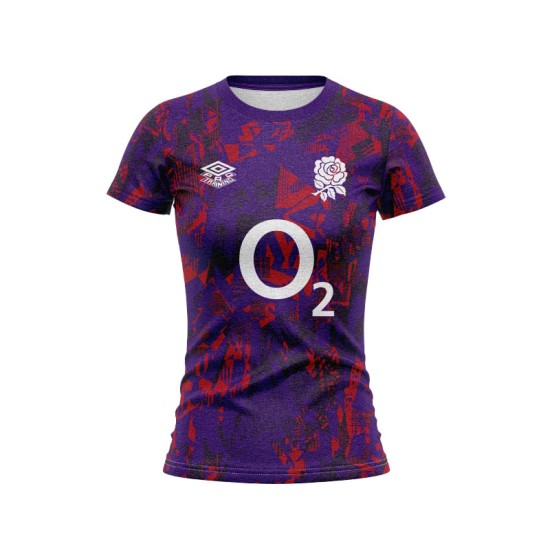 Women's England Rugby 2024/25 Third Exclusive Warm Up Shirt Women's England Rugby 2024/25 Third Exclusive Warm Up Shirt